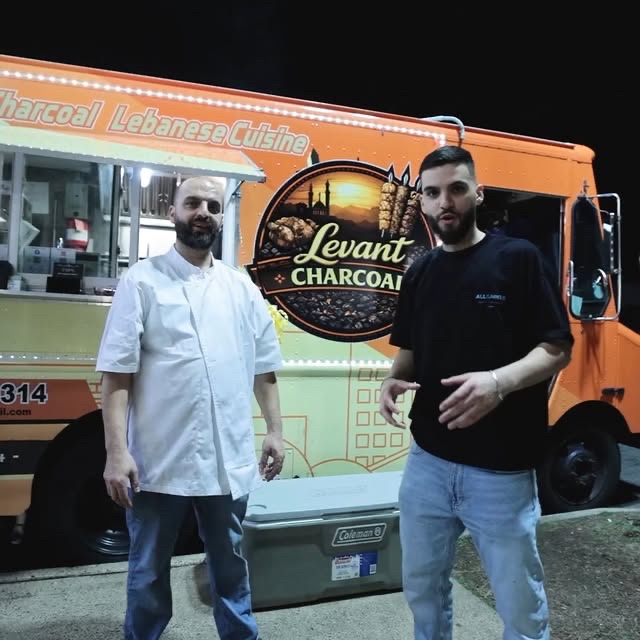 The Levant Charcoal team at their charcoal grill